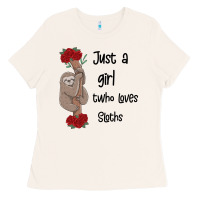 Bone just a girl who loves sloths Ladies Tee - Bettercallsaul