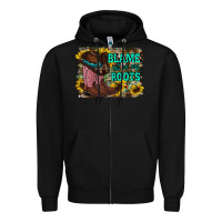 Black blame all on my roots Zipper Hoodie - RacoonDesign