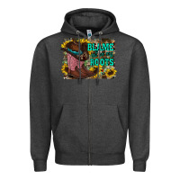 Charcoal Heather blame all on my roots Zipper Hoodie - RacoonDesign