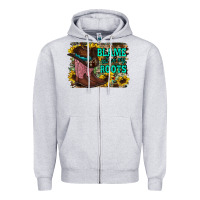 Heather Grey blame all on my roots Zipper Hoodie - RacoonDesign