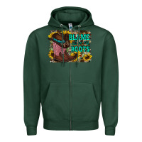 Sports Green blame all on my roots Zipper Hoodie - RacoonDesign