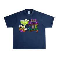 Navy eat drink and be scary Urban Heavy Tee - CowGirlArtShop