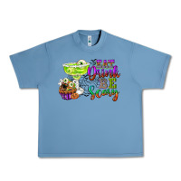 Pebble Blue eat drink and be scary Urban Heavy Tee - CowGirlArtShop