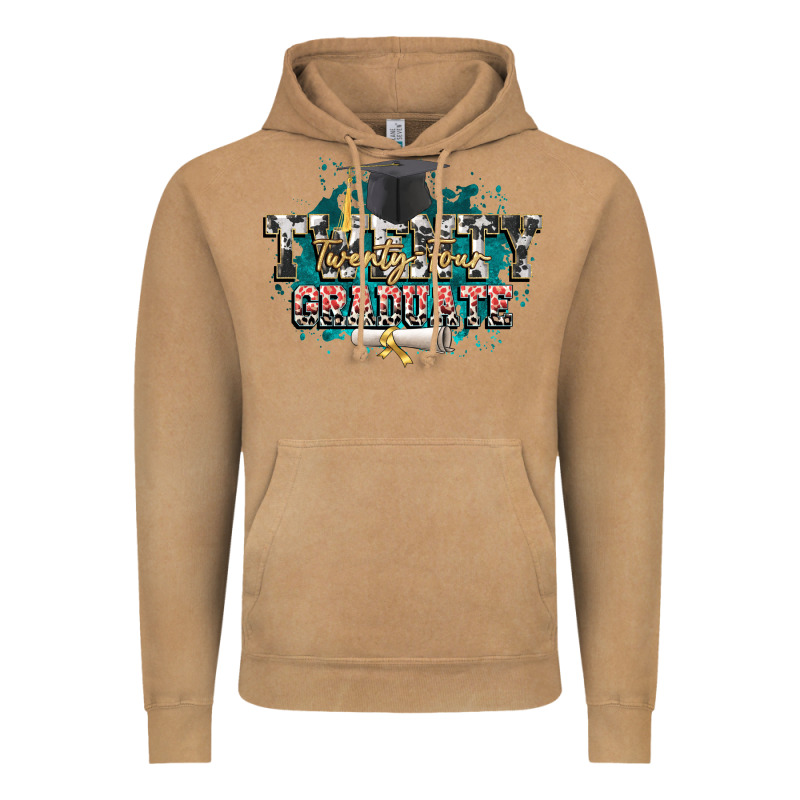 Twenty Twenty Four Graduate Vintage Hoodie by CowGirlArtShop | Teevron