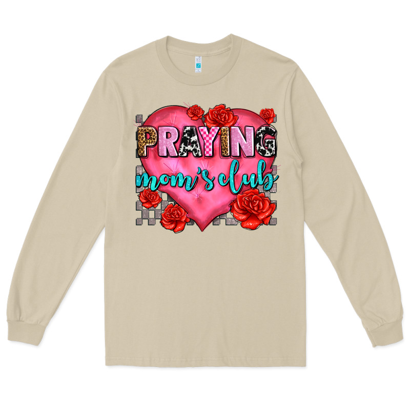 Praying Moms Club Olivia Long Sleeve Tee by OliviaCreatesArt | Teevron