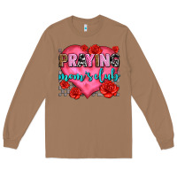 Toasted Coconut praying moms club olivia Long Sleeve Tee - OliviaCreatesArt