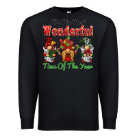 Black it's the most wonderful time of the year Premium Sweatshirt - BarkalooDesign