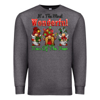 Charcoal Heather it's the most wonderful time of the year Premium Sweatshirt - BarkalooDesign