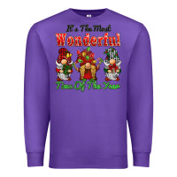 Purple it's the most wonderful time of the year Premium Sweatshirt - BarkalooDesign