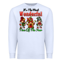 White it's the most wonderful time of the year Premium Sweatshirt - BarkalooDesign