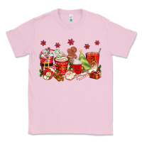 Bubblegum Pink Christmas coffee cups Classic Tee - texasbilliewilder