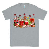 Heather Grey Christmas coffee cups Classic Tee - texasbilliewilder