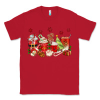 Red Christmas coffee cups Classic Tee - texasbilliewilder