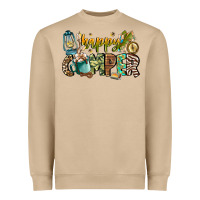 Mushroom happy camper Heavyweight Sweatshirt - CowhideDigitalArt