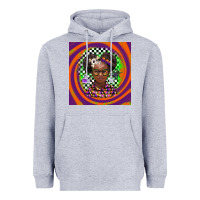 Heather Grey halloween african girl Heavyweight Hoodie - BarkalooDesign