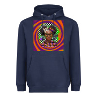 Navy halloween african girl Heavyweight Hoodie - BarkalooDesign