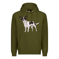 Army Green chihuahua Premium Hoodie - LillyAllenDesigns