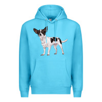 Ocean Blue chihuahua Premium Hoodie - LillyAllenDesigns