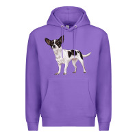 Purple chihuahua Premium Hoodie - LillyAllenDesigns