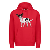 Red chihuahua Premium Hoodie - LillyAllenDesigns