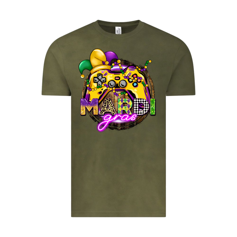 Mardi Gras Gamer Vintage Tee by CowGirlArtShop | Teevron