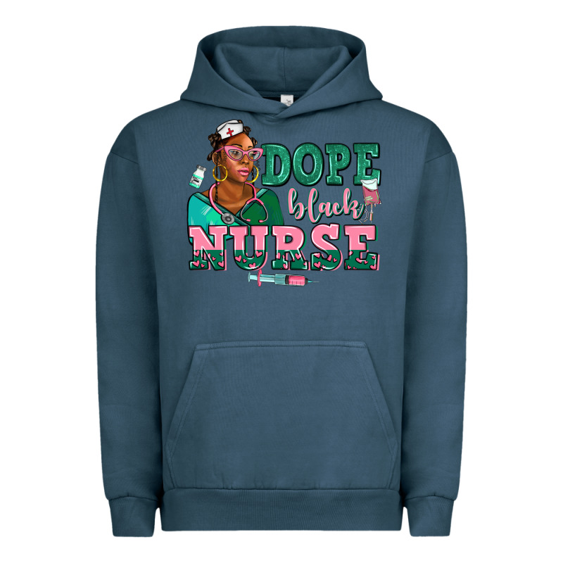 Afro  Nurse Dope Black Urban Hoodie by AdoDesignShop | Teevron