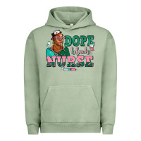 Pigment Oil Green afro  nurse dope black Urban Hoodie - AdoDesignShop