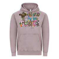 Saved By His Grace Easter Day Vintage Hoodie | Teevron