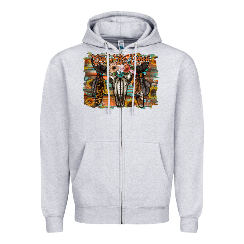 Cant Be Tamed Zipper Hoodie by RacoonDesign | Teevron