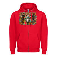 Red cant be tamed Zipper Hoodie - RacoonDesign