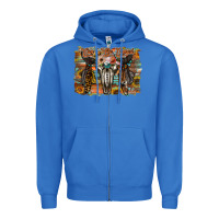 True Royal cant be tamed Zipper Hoodie - RacoonDesign