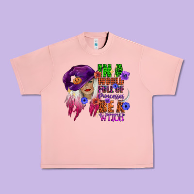 In A World Full Of Princesses Be A Witch Urban Heavy Tee Designed By Cowgirlartshop