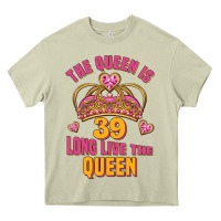 Mossy the queen is 39 long live the queen Heavy Core Tee - Jasminsmagicworld