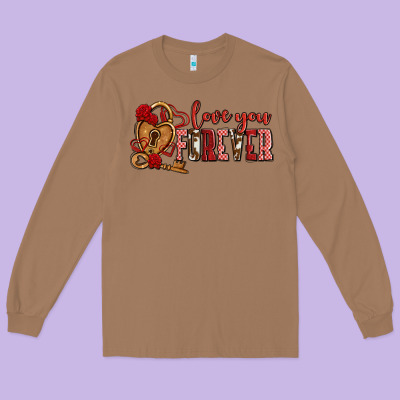 Love You Forever Olivia Long Sleeve Tee Designed By Oliviacreatesart