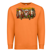 Carrot Christmas goats Premium Sweatshirt - BarkalooDesign