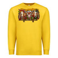 Lemon Christmas goats Premium Sweatshirt - BarkalooDesign