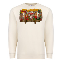 Sandshell Christmas goats Premium Sweatshirt - BarkalooDesign