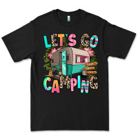 Black let's go camping Premium Tee - RanaPortraitStore