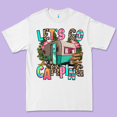 Let's Go Camping Premium Tee Designed By Ranaportraitstore