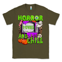Army Green Horror movies and chill Classic Tee - NancyCooperArtShop