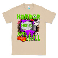 Mushroom Horror movies and chill Classic Tee - NancyCooperArtShop