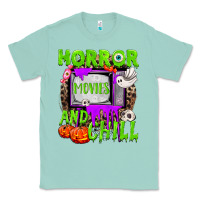 Seafoam Horror movies and chill Classic Tee - NancyCooperArtShop