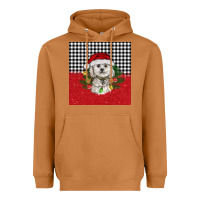 Meerkat Christmas Bichon frise dog Heavyweight Hoodie - BarkalooDesign