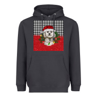 Smoke Christmas Bichon frise dog Heavyweight Hoodie - BarkalooDesign