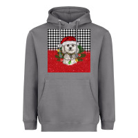 Storm Christmas Bichon frise dog Heavyweight Hoodie - BarkalooDesign