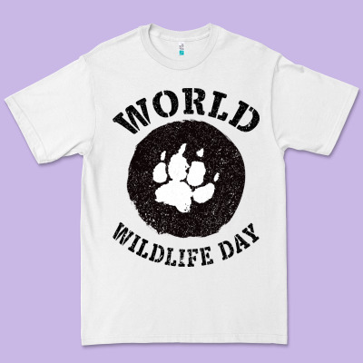 World Wildlife Day Premium Tee Designed By Bettercallsaul