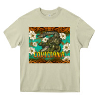 Louisiana Alligator Tumbler Heavy Core Tee | Teevron