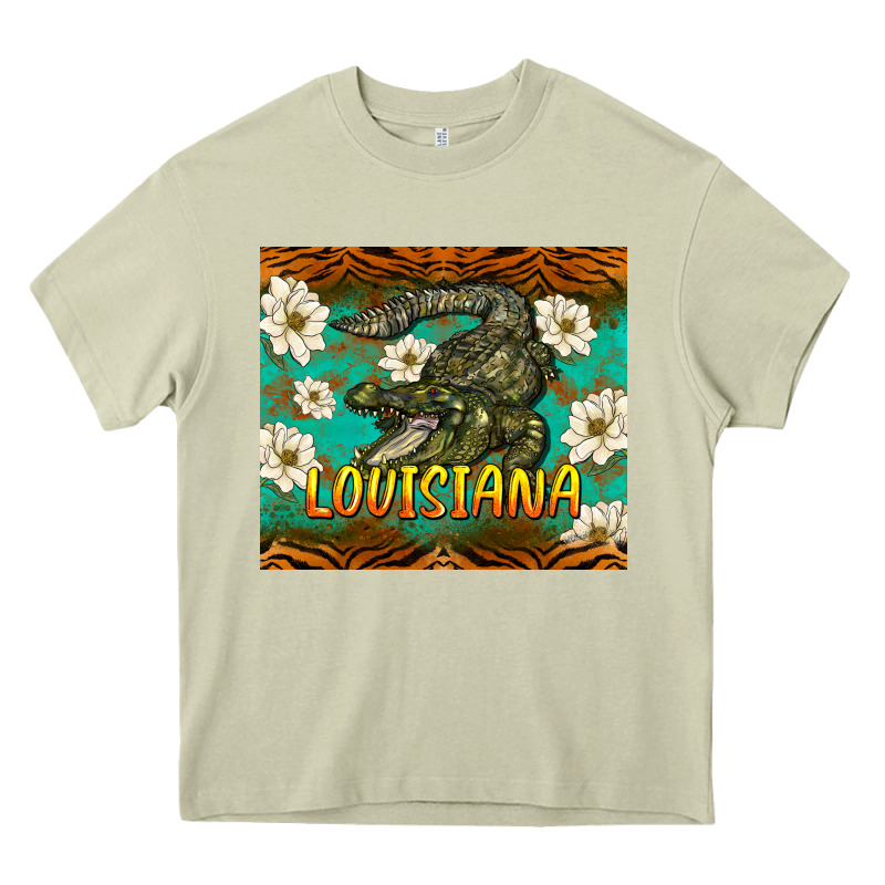 Louisiana Alligator Tumbler Heavy Core Tee by BarkalooDesign | Teevron