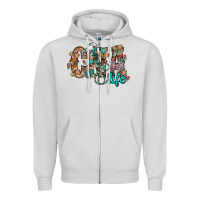 Dove Grey cna life Zipper Hoodie - RacoonDesign