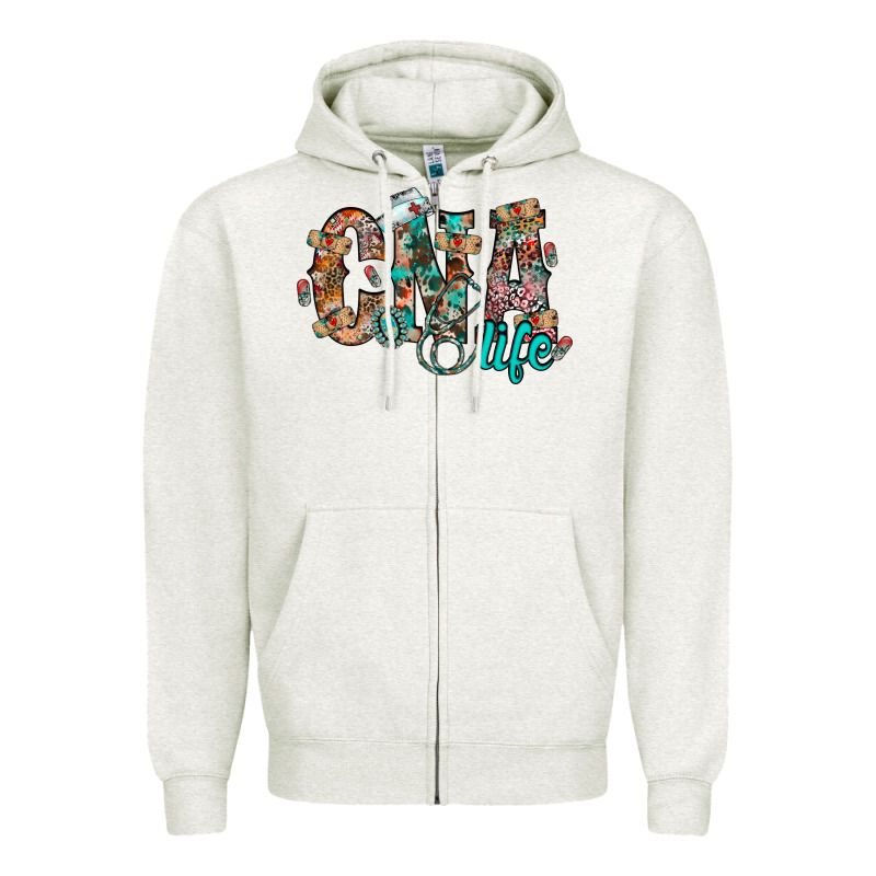 Cna Life Zipper Hoodie by RacoonDesign | Teevron